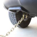 Grade 70 35" Trailer Safety Chain with 3/8" Clevis Hook-2