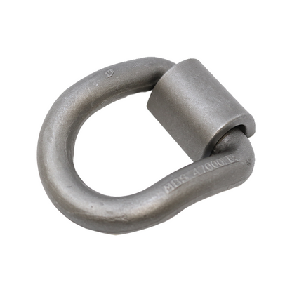 Heavy Duty 1" Forged Lashing Bent D-Ring with Mounting Bracket