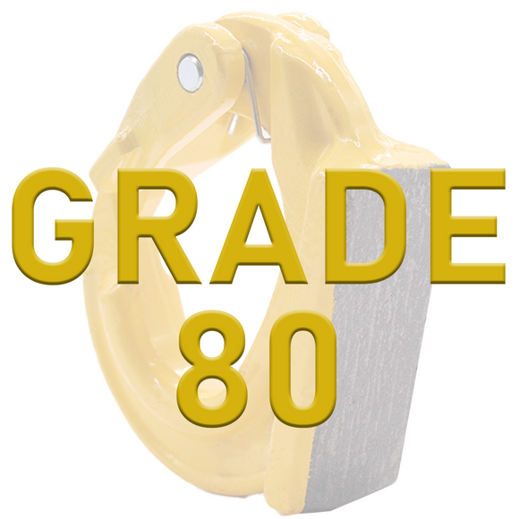 Heavy-Duty 3-Ton Weld-On Forged Anchor Hooks with Safety Latch - G80 Construction