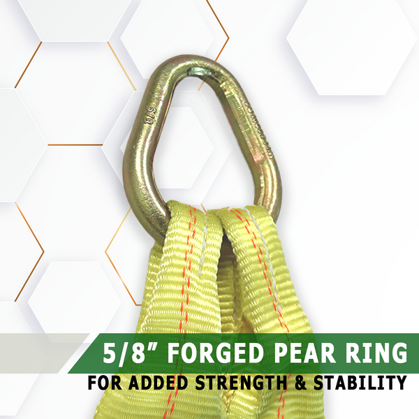 3/8 to 5/8 Inch Forged Pear Ring
