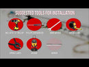 UltimateSecure 1-Foot Aluminum Tracks: Set of 2 - 1600 lbs Load Capacity-5