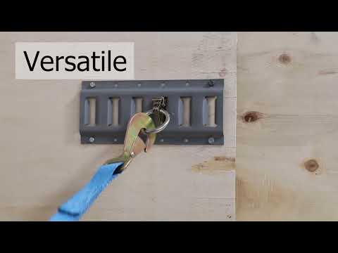 Round U-Hook Anchor for E-Track Systems - Larger Hook Opening