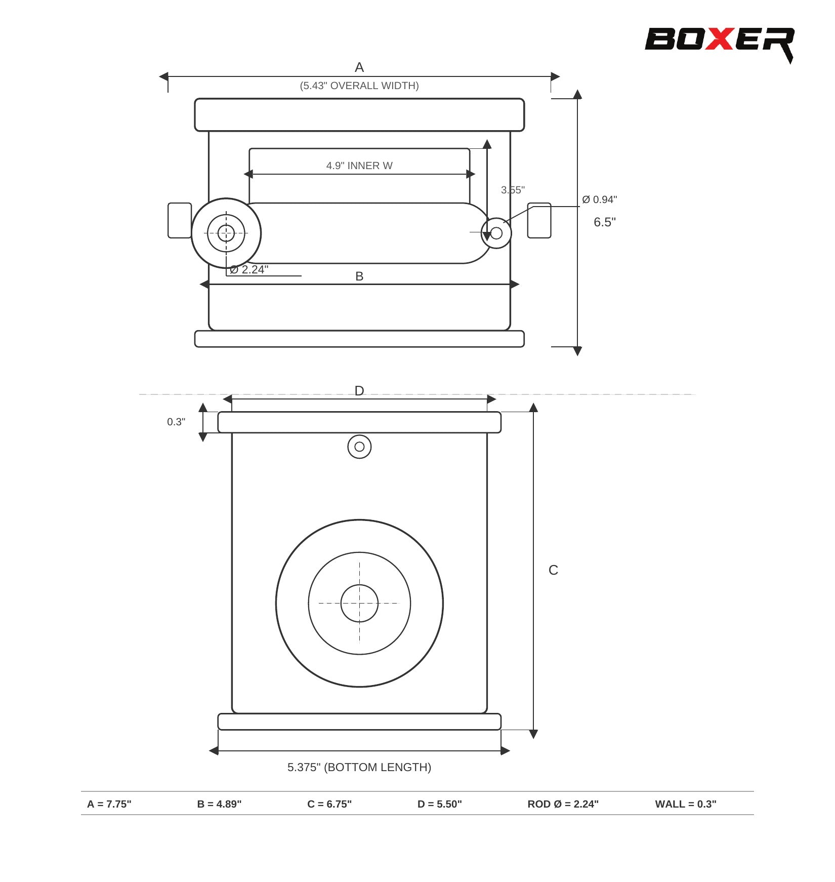 4" Portable Standard Sliding Winch