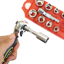 Boxer Signature Series: 72 Gears Pro Dual Function Ratchet Handle Sockets Set-3
