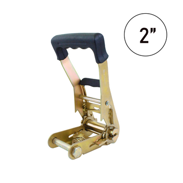 Pro Hauler 2" Long Wide Ratchet Buckle: Heavy-Duty 12,000 lbs Capacity with Ergonomic Rubber Handle