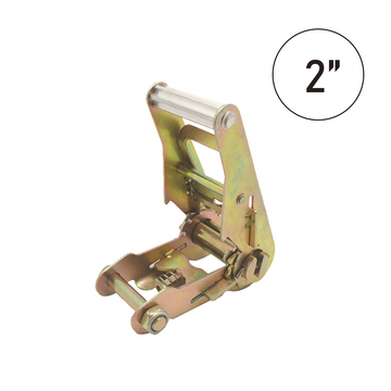 ProHauler 2" Ratchet Buckle: Heavy-Duty 12,000 lbs Capacity with Ergonomic Short Narrow Handle