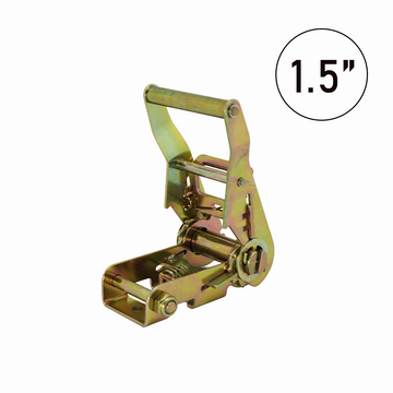 MaxSecure 1.5" Short Wide Handle Ratchet Buckle: 6,600 lbs Breaking Strength