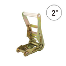 ProHauler 2" Ratchet Buckle: Heavy-Duty 10,000 lbs Capacity with Ergonomic Aluminum Corrugated Handle-1