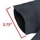 2.75" x 18" Black Cordura Polyester Protective Sleeve-6
