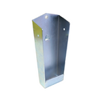 Truck Stake Square Sleeve for Wooden Stakes Fleming- Galvanized