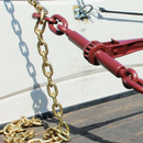 1/4" X 20' Transport Chain w/ Clevis Grab Hook Grade 70-3