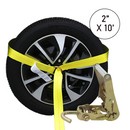 Boxer LassoGuard 2" x 10' Side Tire Holder with Swivel Hook Ratchet Extension-1