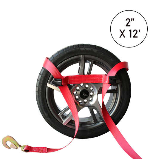 Boxer RoadMaster 2-Point Tire Holder with Snap Hooks: Heavy-Duty 10,000 lbs.