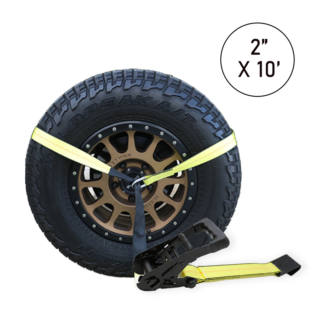 Boxer LassoGuard Pro Car Tie Down Kit with Flat Hook – 2" x 10': Unrivaled Security for Your Journey