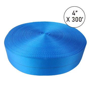 Buy blue Boxer PowerPro 4" x 300' Heavy-Duty Polyester Tie Down Webbing Roll