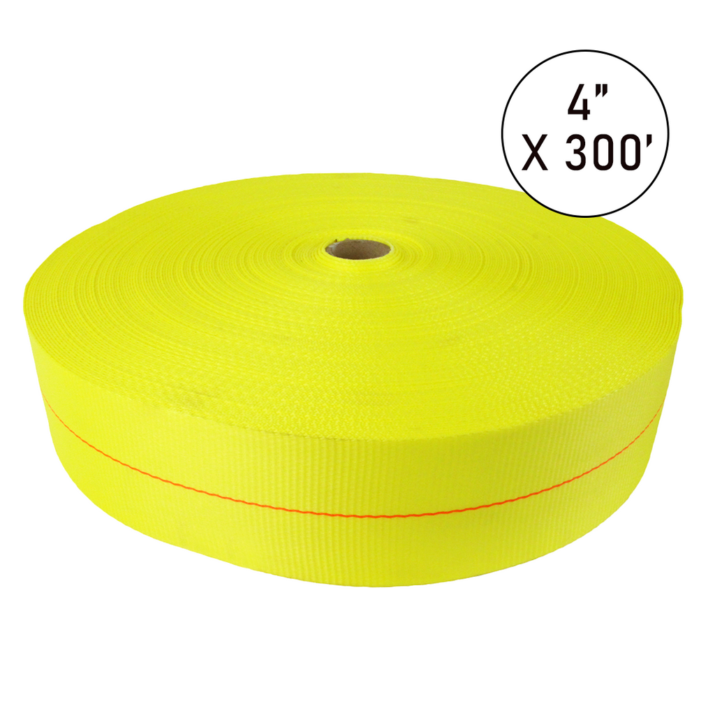 Boxer PowerPro 4" x 300' Heavy-Duty Polyester Tie Down Webbing Roll