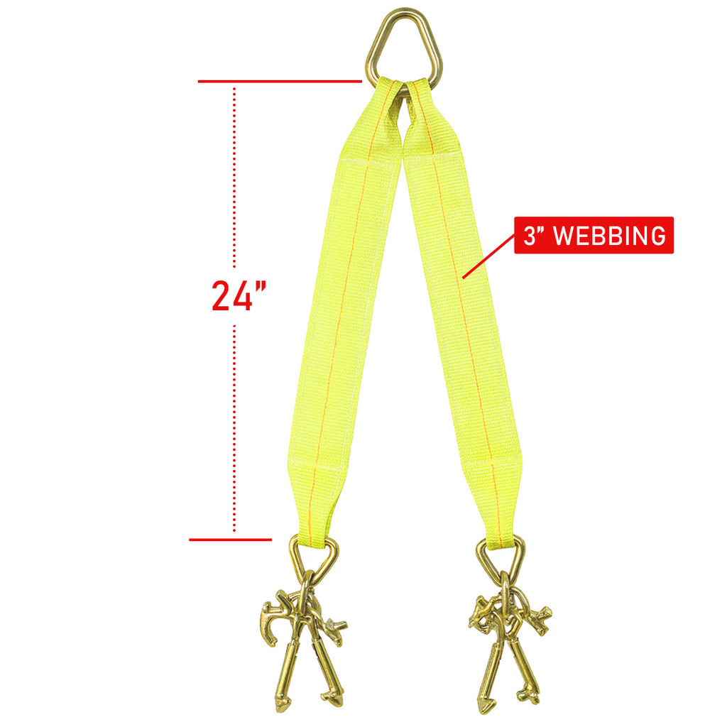 Boxer Precision V-Flex Heavy-Duty 3" x 24' with Forged Cluster RTJ Hooks