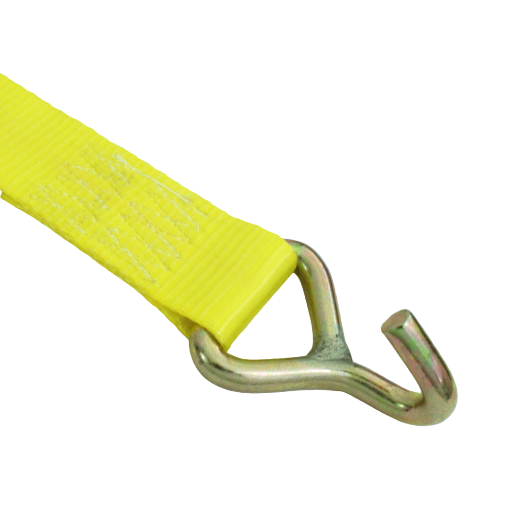 Boxer 2" x 10' Auto Transport Winch Strap with Single J Hook