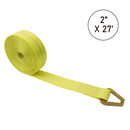 Boxer 2" USA Assembled Winch Strap - Heavy Duty Delta Ring - 10,000 lb BS - Custom Industrial Webbing-4