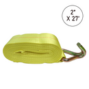 Boxer 2" USA Assembled Winch Strap - Twin J-Hook / Wire Hook - 10,000 lb BS - Heavy Duty Custom Webbing-3