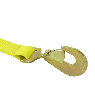 Boxer 2" USA Assembled Winch Strap - Heavy Duty Twisted Snap Hook - 10,000 lb BS - Professional Grade Custom Webbing - 0