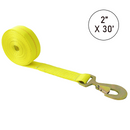 Boxer 2" USA Assembled Winch Strap - Heavy Duty Flat Snap Hook with Safety Latch - 10,000 lb BS - Custom Industrial Webbing-4