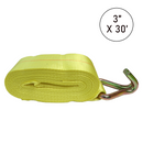Boxer 3" Winch Strap with Twin J Wire Hook - USA Assembled-4