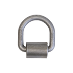 Heavy Duty 1/2" Forged Lashing D-Ring with Weld-On Mounting Bracket