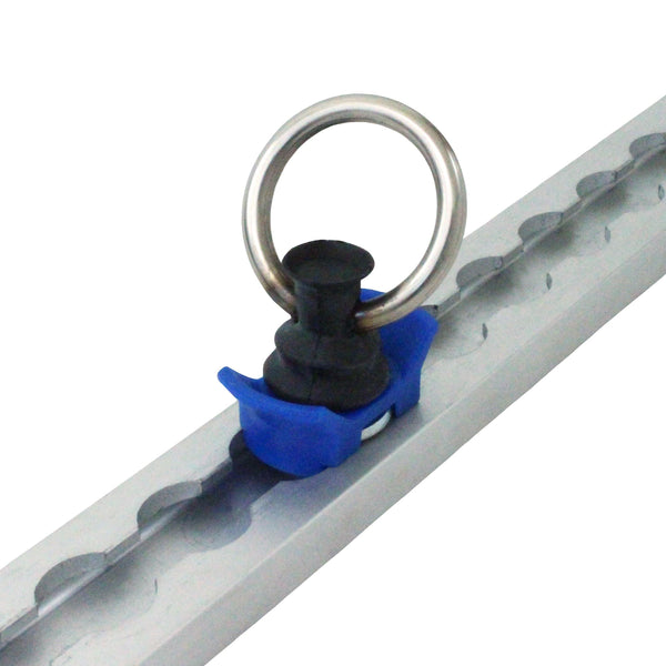 Aluminum Track Fitting with Coated Round Ring - Boxer Tools