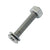10 Pieces of Aluminum Track Stainless Steel Screws, Nuts, and Washer - Boxer Tools