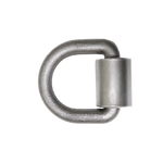 Heavy Duty 3/4" Weld-On Forged Lashing D-Ring with Mounting Bracket