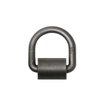 Boxer Cargo Control Heavy Duty 5/8" Weld-On Forged Lashing D-Ring with Mounting Bracket