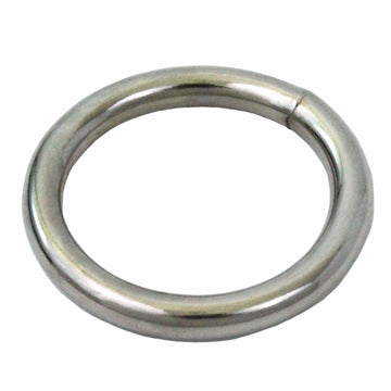 10 Pieces of Round Rings 1/4" Diameter
