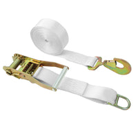 2 inch Ratchet Tie Down with Double D Ring and Twist Snap Hook - Boxer Tools