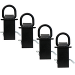 Boxer Stake Pocket 5/8" D-Ring Tie Down Anchor Point - 18,000-LBS Breaking Strength - 4 Pack