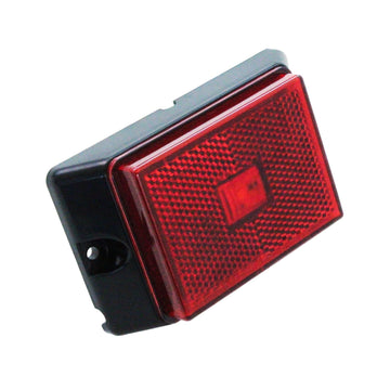 LED Rectangular Marker Light in Red