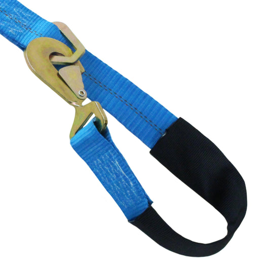 Car Tie Down with Twist Snap Hooks and Axle Strap - Boxer Tools
