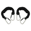 Tarp Strap with Sleeve and Carabiner Hooks, 2 Pack