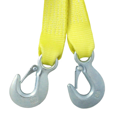 1-3/4 Inch Tow Strap with Safety Hooks - Boxer Tools