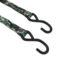 4 Pieces of Ratchet Tie Down with S Hooks in Camouflage - Boxer Tools