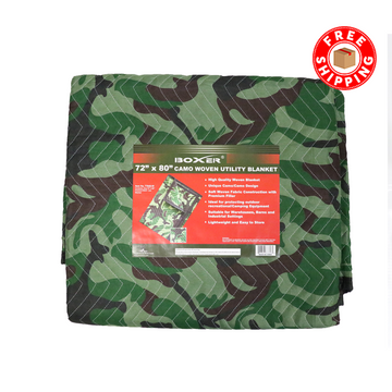 Boxer 72" x 80" Camouflage Woven Studio Blanket