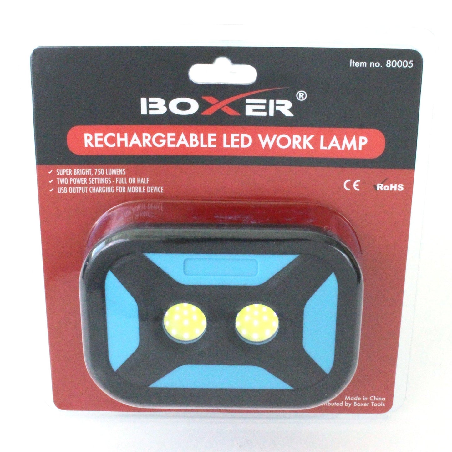 10W Rechargeable LED Work Light - Boxer Tools