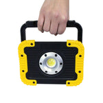 6W Rechargeable LED Work Light in Yellow - Boxer Tools
