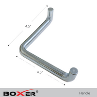 Boxer Tool Straight Security Gate Latch Set For Trucks, Flatbeds, Gates - 2 Sets