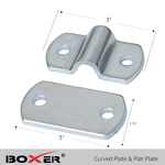 Boxer Tool Straight Security Gate Latch Set For Trucks, Flatbeds, Gates - 2 Sets