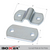 Boxer Tool Straight Security Gate Latch Set For Trucks, Flatbeds, Gates - 2 Sets
