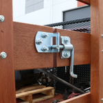 Boxer Tool Straight Security Gate Latch Set For Trucks, Flatbeds, Gates - 2 Sets