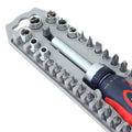 Boxer Tool 36 Piece SAE Ratchet Screwdriver Bits and Sockets Set