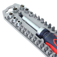 Boxer Tool 36 Piece SAE Ratchet Screwdriver Bits and Sockets Set