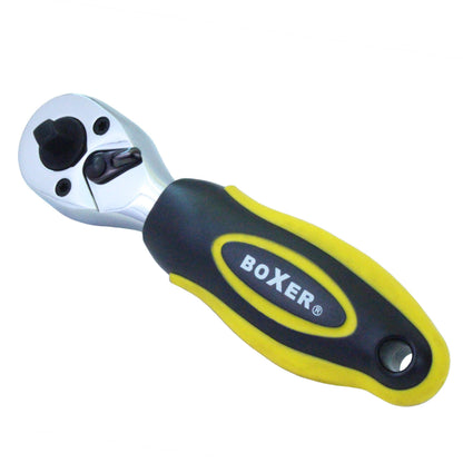 72 Gears Professional Dual Function Ratchet Handle Sockets Set with 2 Extensions - Boxer Tools